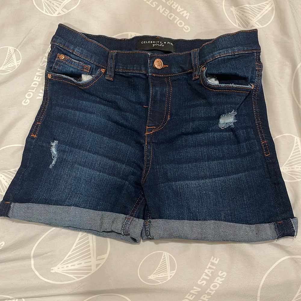 Denim girls shorts